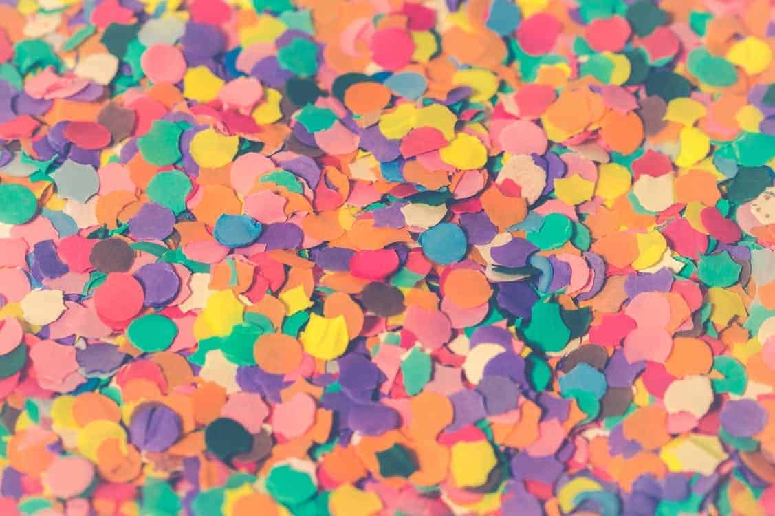 Kinderfeestje confetti